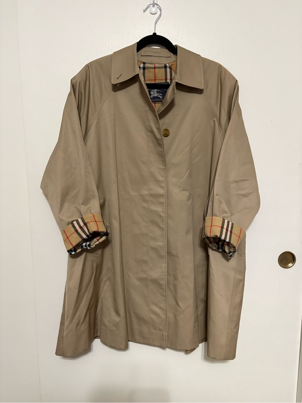 VINTAGE BURBERRY trench coat men  made in England